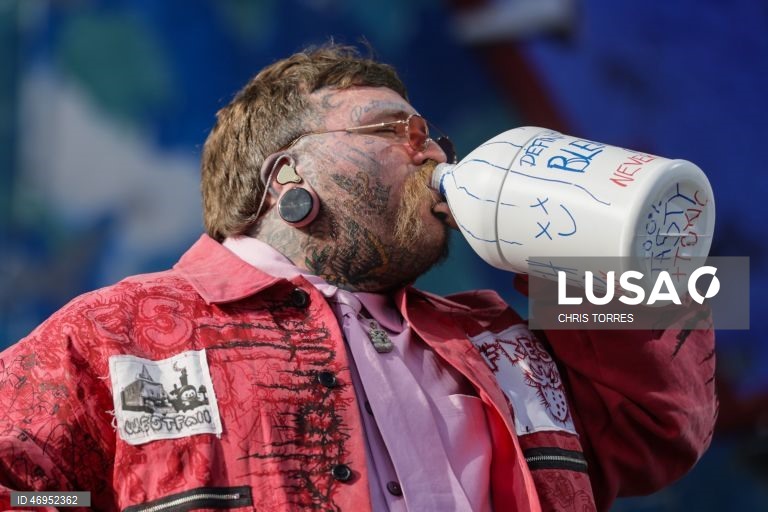 Primeiro dia do segundo fim de semana do Festival de Música e Artes de Coachella Valley de 2026, no Empire Polo Club, em Indio, Califórnia, EUA.