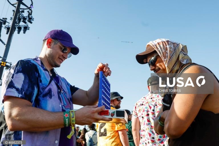 Primeiro dia do segundo fim de semana do Festival de Música e Artes de Coachella Valley de 2026, no Empire Polo Club, em Indio, Califórnia, EUA.