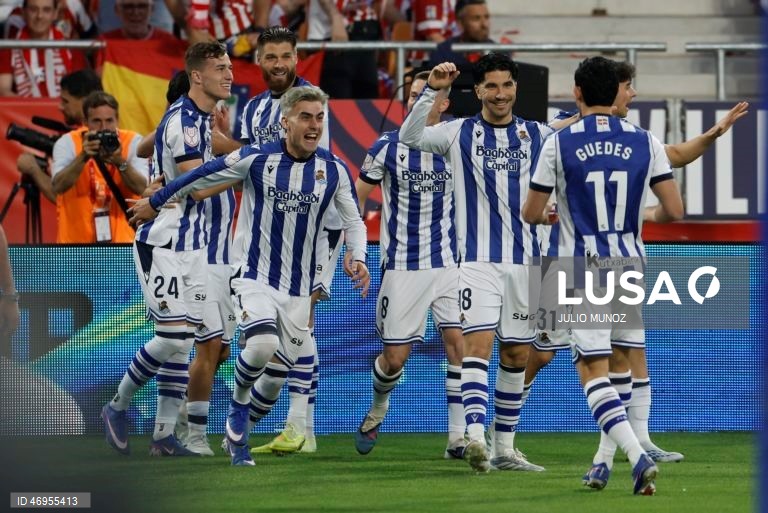 Futebol: Taça de Espanha: Atlético de Madrid vs Real Sociedad