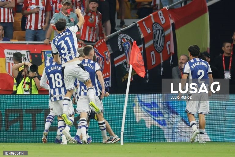 Futebol: Taça de Espanha: Atlético de Madrid vs Real Sociedad