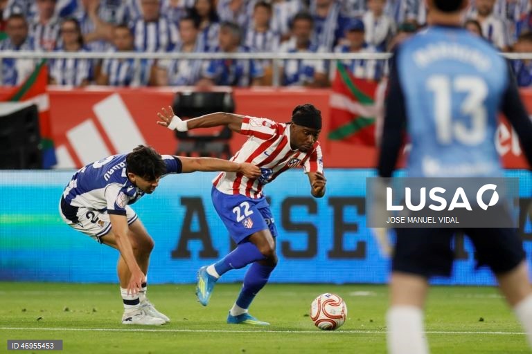 Futebol: Taça de Espanha: Atlético de Madrid vs Real Sociedad