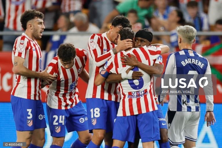 Futebol: Taça de Espanha: Atlético de Madrid vs Real Sociedad