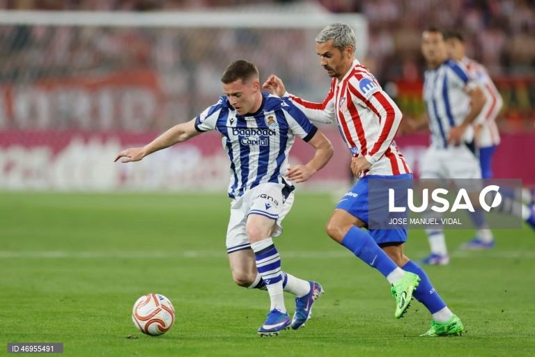 Futebol: Taça de Espanha: Atlético de Madrid vs Real Sociedad