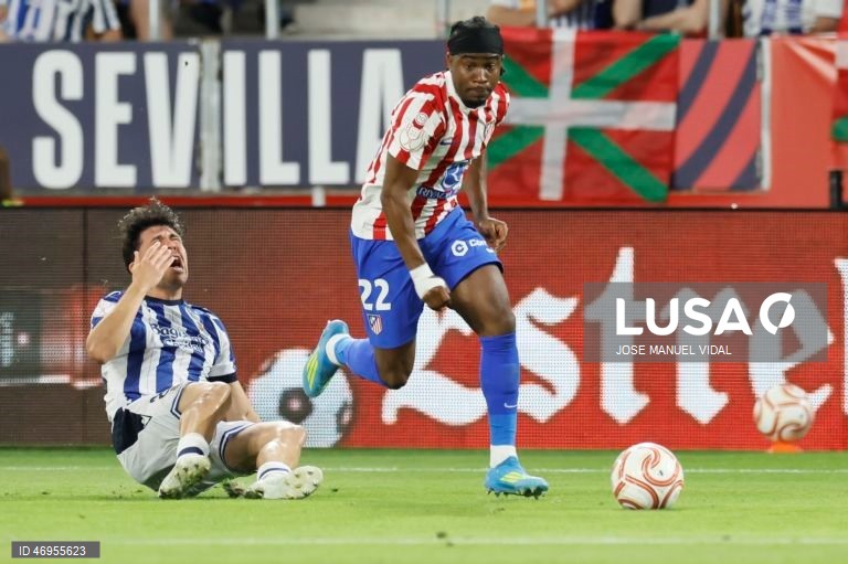 Futebol: Taça de Espanha: Atlético de Madrid vs Real Sociedad