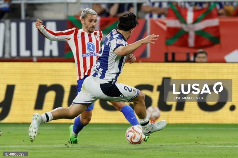 Futebol: Taça de Espanha: Atlético de Madrid vs Real Sociedad