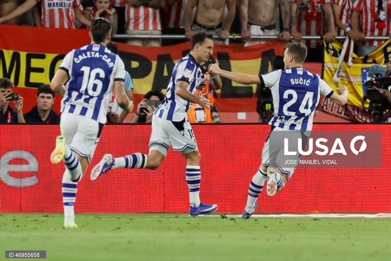 Futebol: Taça de Espanha: Atlético de Madrid vs Real Sociedad