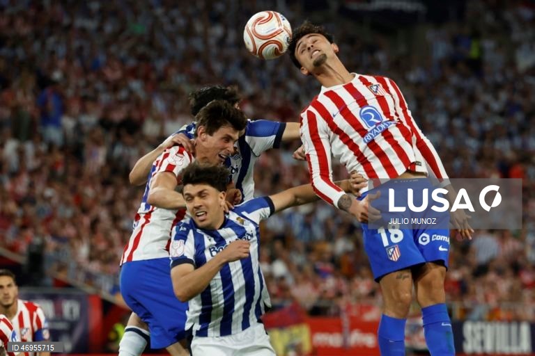 Futebol: Taça de Espanha: Atlético de Madrid vs Real Sociedad