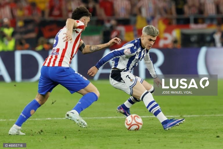 Futebol: Taça de Espanha: Atlético de Madrid vs Real Sociedad