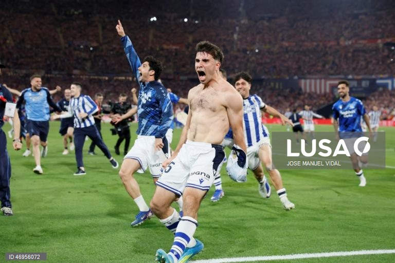 Futebol: Taça de Espanha: Atlético de Madrid vs Real Sociedad