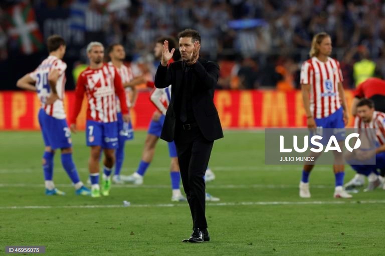 Futebol: Taça de Espanha: Atlético de Madrid vs Real Sociedad