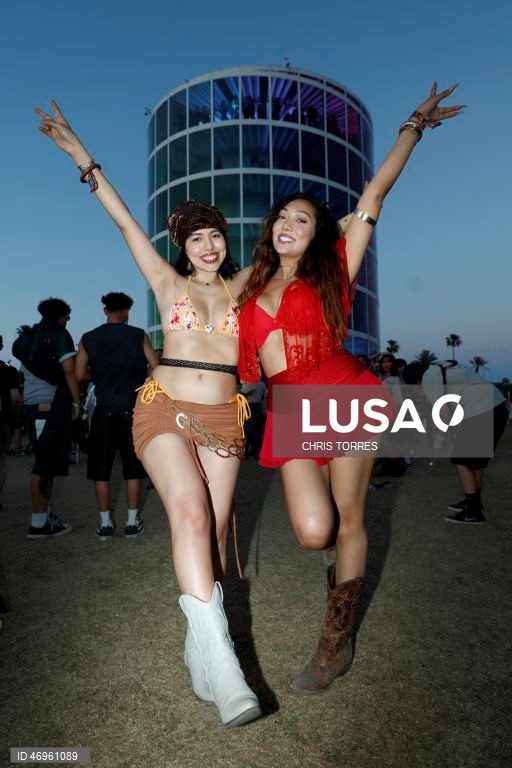 EUA: Festival Coachella 2026 em Indio na Califórnia