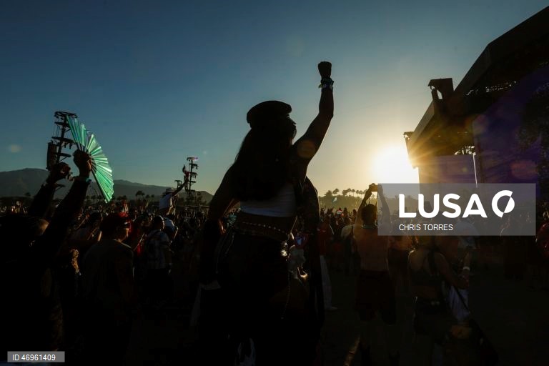 EUA: Festival Coachella 2026 em Indio na Califórnia