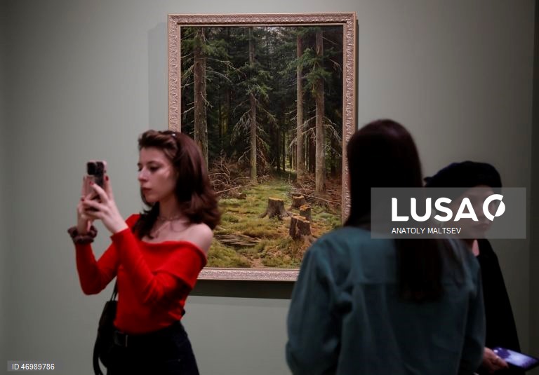 Museu Russo apresenta exposição sobre a floresta de Ivan Shishkin.