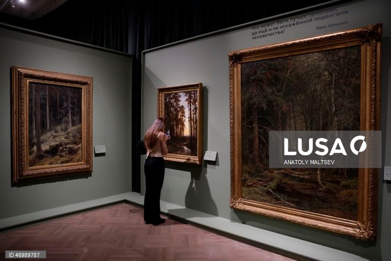 Museu Russo apresenta exposição sobre a floresta de Ivan Shishkin.