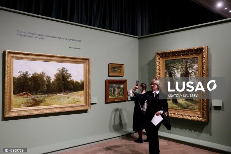 Museu Russo apresenta exposição sobre a floresta de Ivan Shishkin.