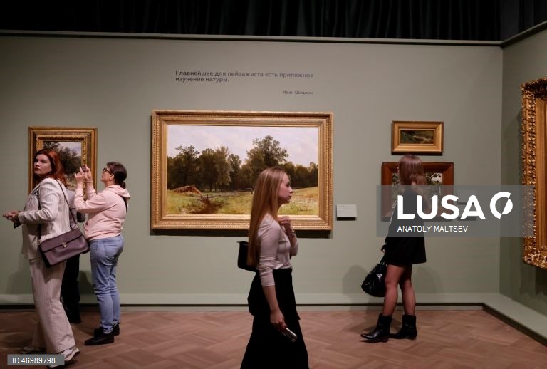 Museu Russo apresenta exposição sobre a floresta de Ivan Shishkin.