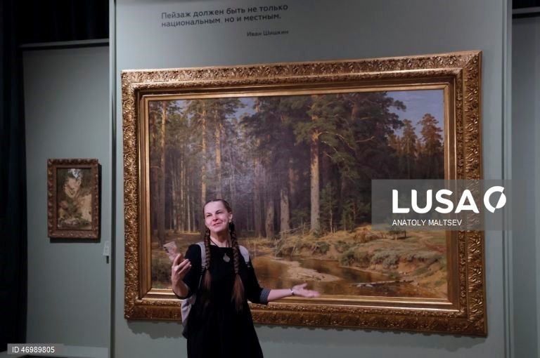Museu Russo apresenta exposição sobre a floresta de Ivan Shishkin.
