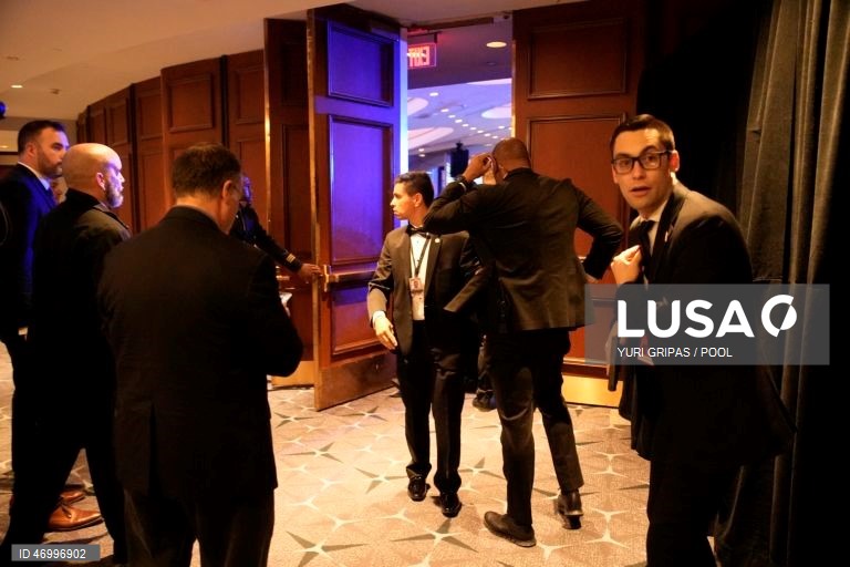 Disparos durante o jantar com correspondentes na Casa Branca