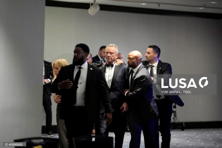 Disparos durante o jantar com correspondentes na Casa Branca