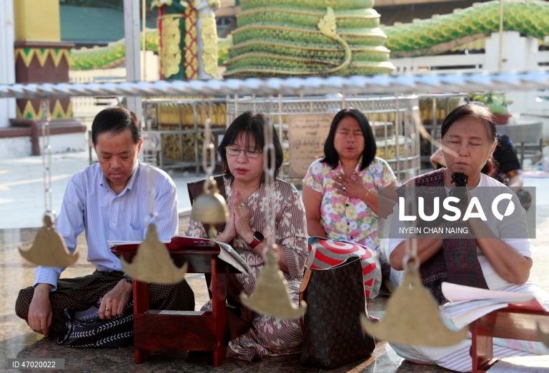 Myanmar: Celebrações do Dia do Buda