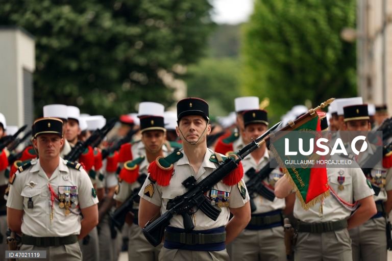 França: Cerimónia de Camerone da Legião Estrangeira Francesa