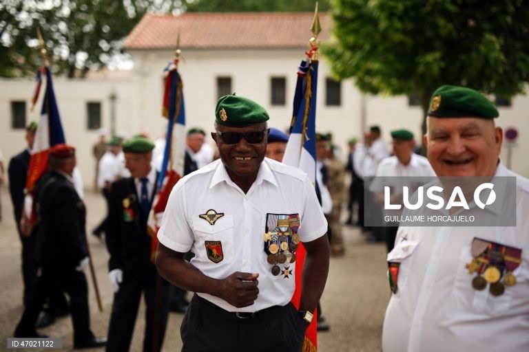 França: Cerimónia de Camerone da Legião Estrangeira Francesa