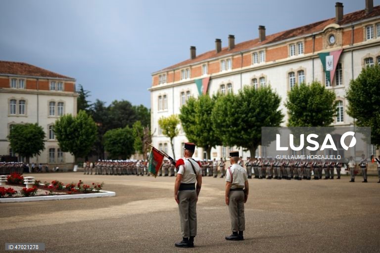 França: Cerimónia de Camerone da Legião Estrangeira Francesa