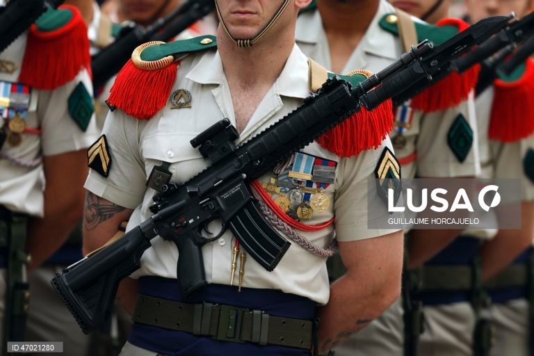 França: Cerimónia de Camerone da Legião Estrangeira Francesa