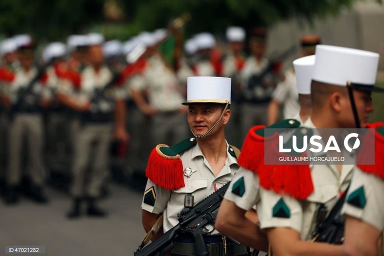 França: Cerimónia de Camerone da Legião Estrangeira Francesa