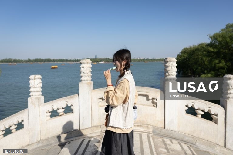 China: vida quotidiana em Pequim no Dia do Trabalhador
