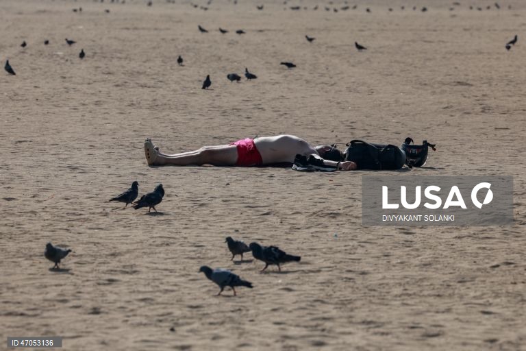 Autoridades indianas emitem um alerta amarelo de calor para Mumbai