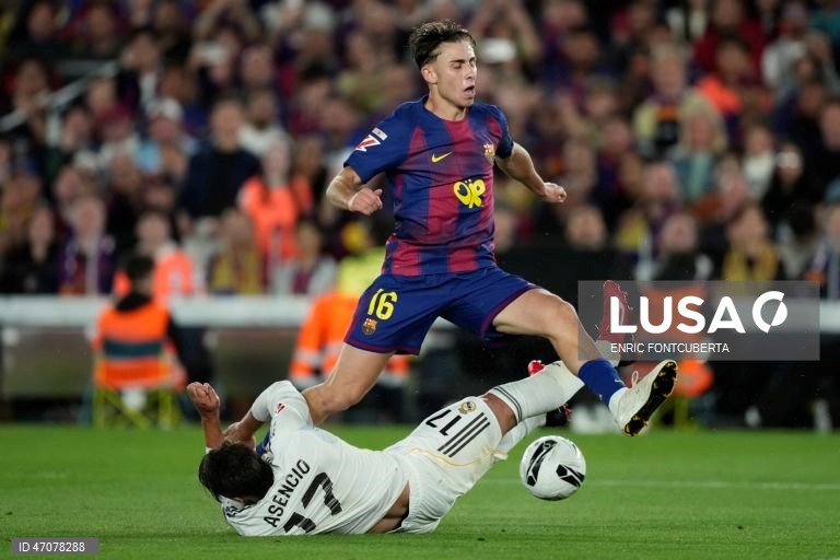 Futebol: Liga espanhola - FC Barcelona vs Real Madrid
