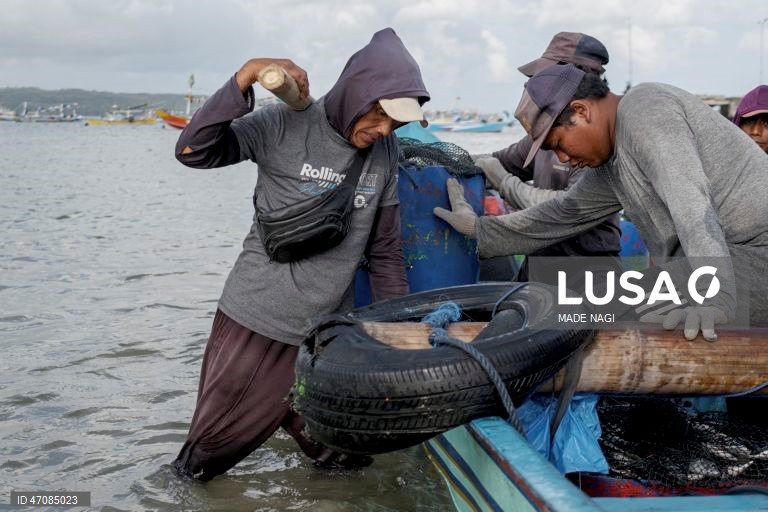 Indonésia: Pesca artesanal no Bali