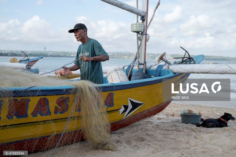 Indonésia: Pesca artesanal no Bali