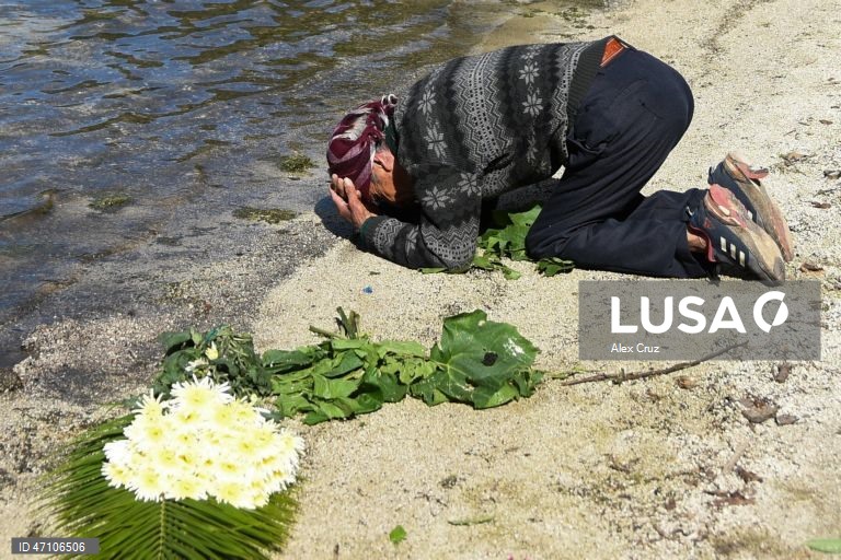 Guatemala: Maias realizam ritual para pedir chuva na lagoa de Chicabal