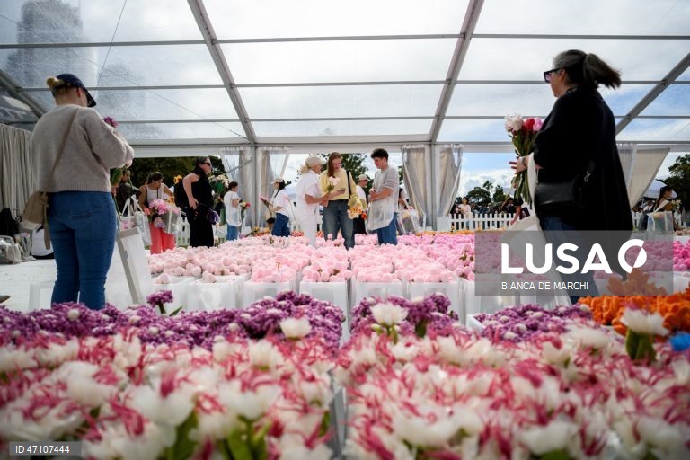 Austrália: Mercado de flores em Sydney