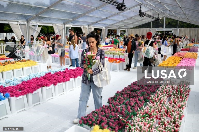 Austrália: Mercado de flores em Sydney