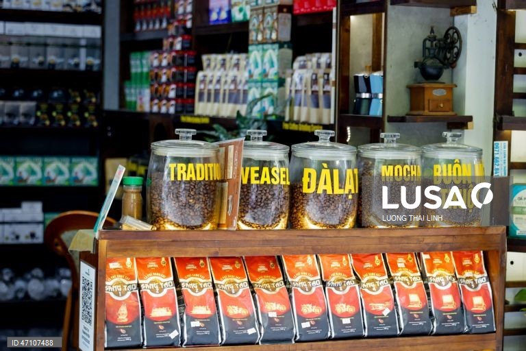 Vietname: Comércio de café em Hanoi