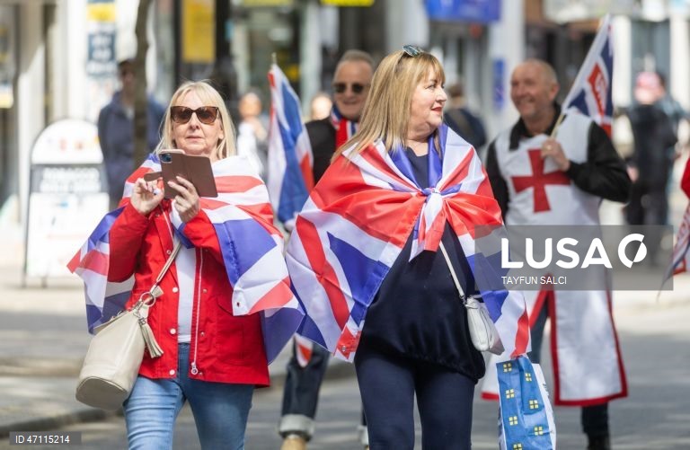 Manifestação «Unite the Kingdom» em Londres