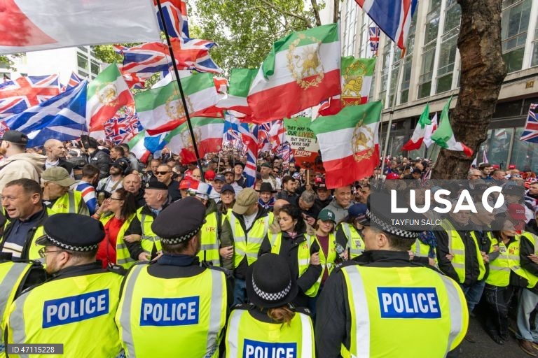 Manifestação «Unite the Kingdom» em Londres