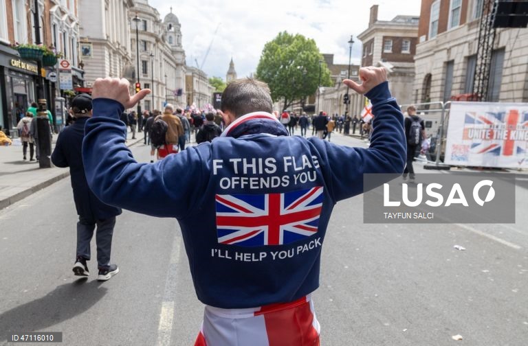 Manifestação «Unite the Kingdom» em Londres