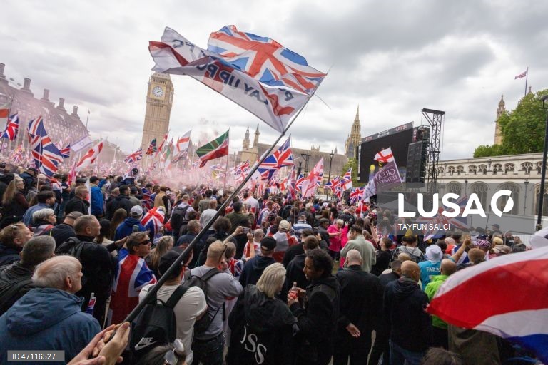 Manifestação «Unite the Kingdom» em Londres
