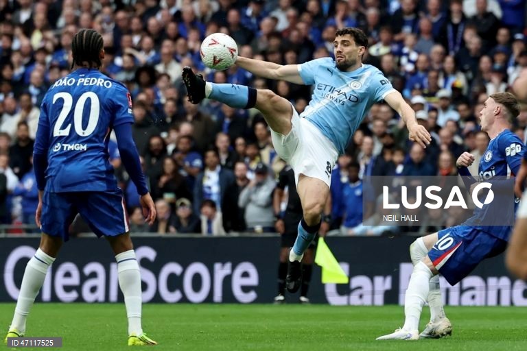 O Manchester City conquistou hoje a Taça de Inglaterra pela oitava vez, ao vencer o Chelsea por 1-0 no Estádio de Wembley, em Londres, num triunfo marcado pela despedida de Bernardo Silva da competição.
