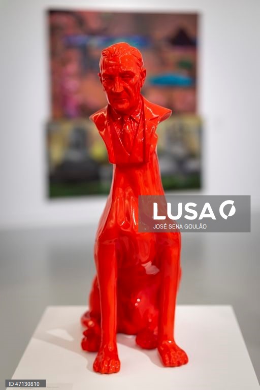 Visita de imprensa e inauguração da exposição “Manuel João Vieira – A ilha púrpura: notas e paisagens”