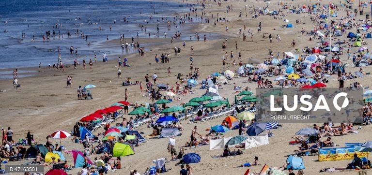 Holanda: Dia de praia em Scheveningen 