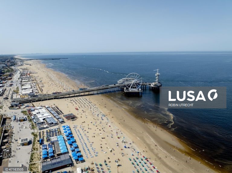 Holanda: Dia de praia em Scheveningen 
