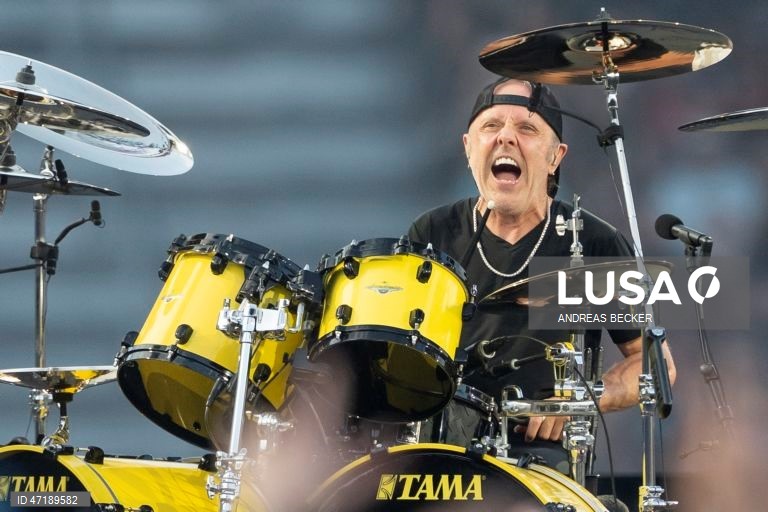 Suíça: Concerto da banda norte-americana Metallica em Zurique