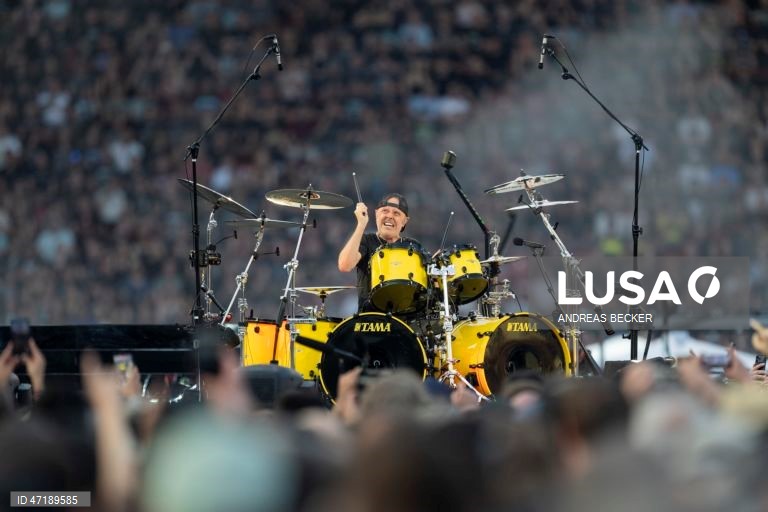 Suíça: Concerto da banda norte-americana Metallica em Zurique