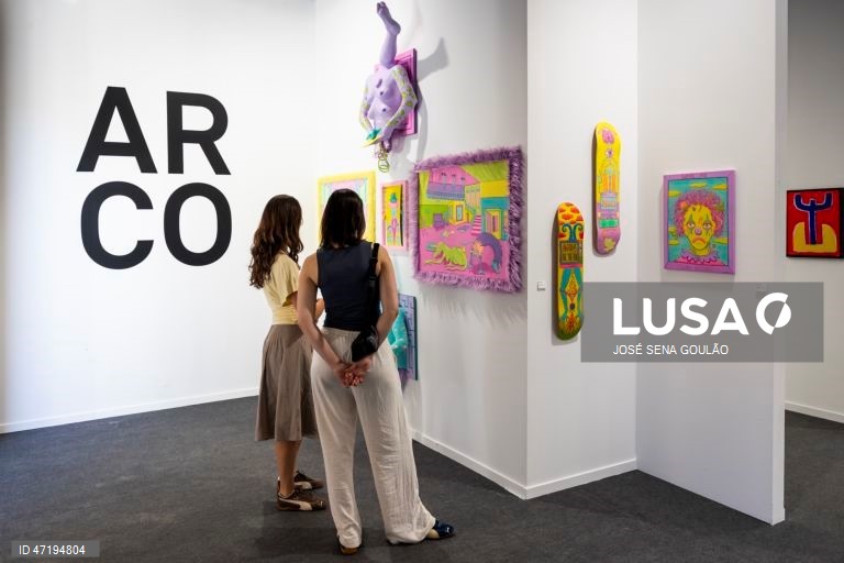 Abertura da 9.ª edição da ARCOlisboa - Feira Internacional de Arte Contemporânea, uma organização da IFEMA MADRID e da Câmara Municipal de Lisboa, que conta com a participação de  84 galerias de 18 países e estará patente até 31 de maio, na Cordoaria Nacional, em Lisboa, 28 de maio de 2026. JOSÉ SENA GOULÃO/LUSA