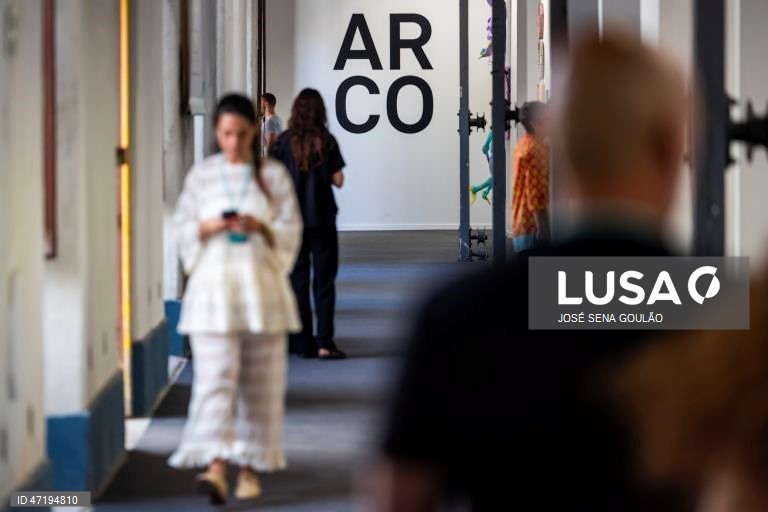 Abertura da 9.ª edição da ARCOlisboa - Feira Internacional de Arte Contemporânea, uma organização da IFEMA MADRID e da Câmara Municipal de Lisboa, que conta com a participação de  84 galerias de 18 países e estará patente até 31 de maio, na Cordoaria Nacional, em Lisboa, 28 de maio de 2026. JOSÉ SENA GOULÃO/LUSA